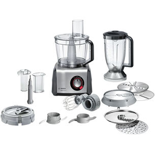 Bosch MultiTalent 8, 3.9 L/1.5 L, 1250 W, grey - Food processor