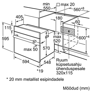 Built-in oven Bosch