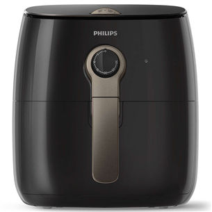 Philips Viva Collection, 1500W, must - Kuumaõhufritüür