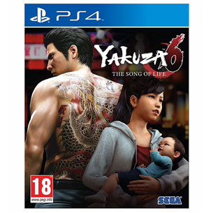 PS4 mäng Yakuza 6: The Song of Life