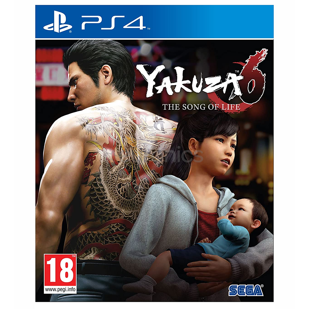 PS4 mäng Yakuza 6: The Song of Life