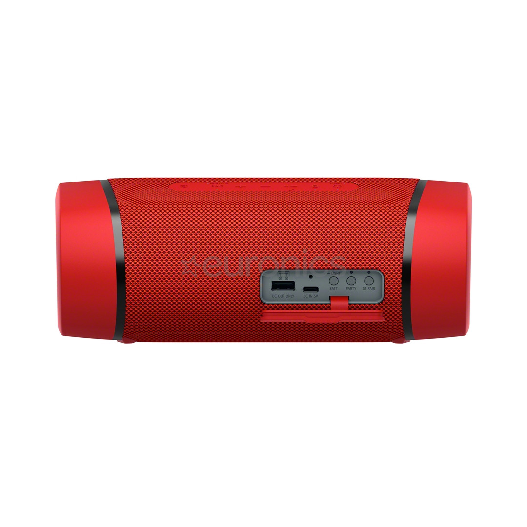 Sony SRS-XB33, punane - Kaasaskantav juhtmevaba kõlar