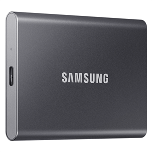 Samsung T7, 1 ТБ, USB 3.2, серый - Внешний накопитель SSD