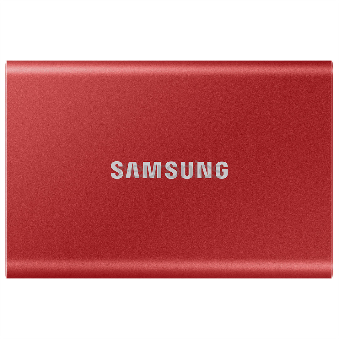 Samsung T7, 500 GB, USB 3.2, punane - Väline SSD