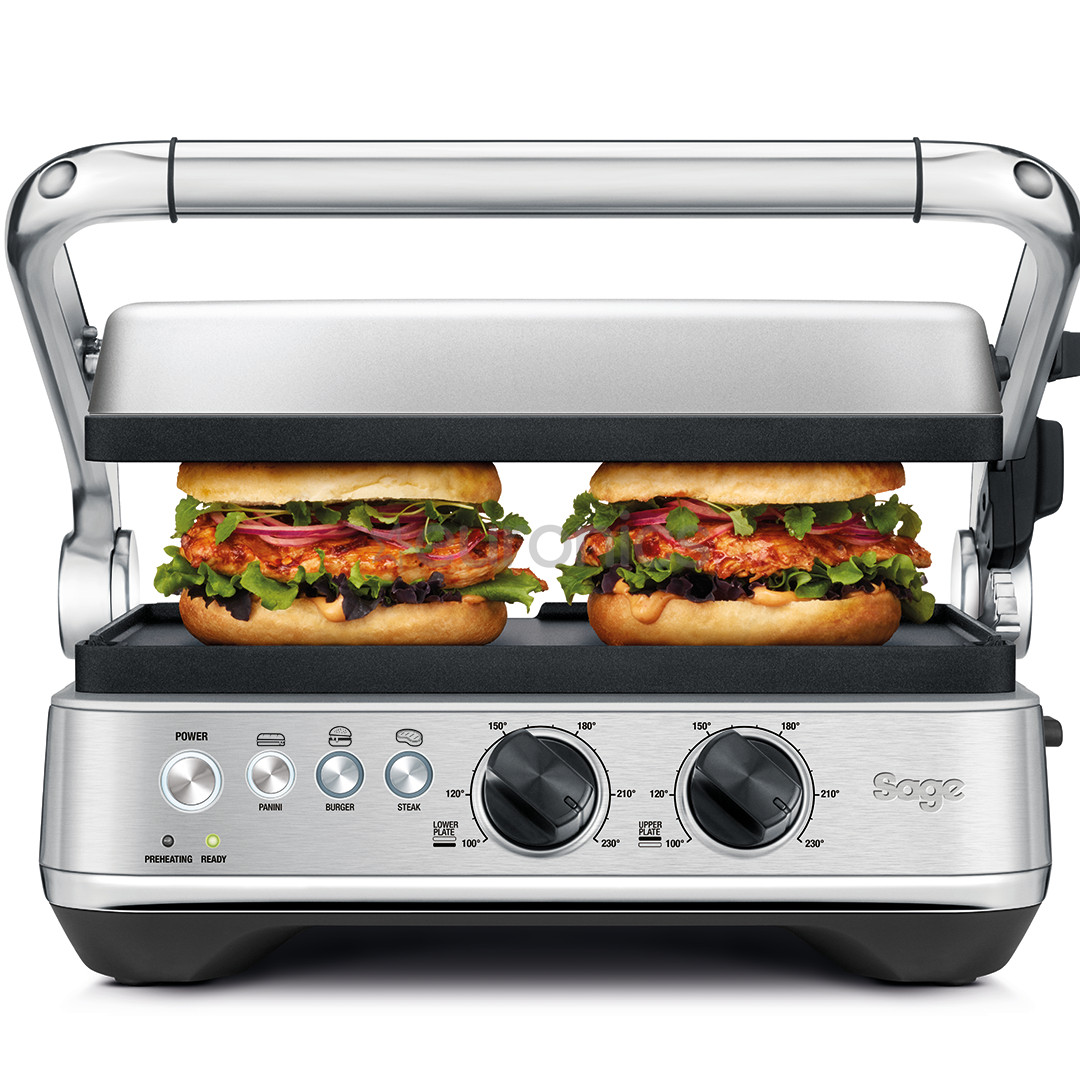 Sage the BBQ & Press™ Grill, 1800 W, inox - Electric grill