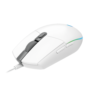 Logitech G102 LightSync, valge - Juhtmega optiline hiir