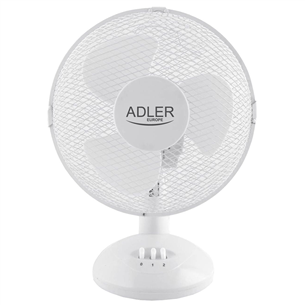 Adler, 45 Вт, белый - Настольный вентилятор AD7302