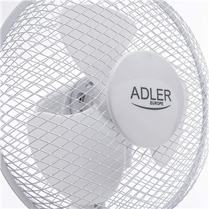Adler, 45 W, white - Desk fan