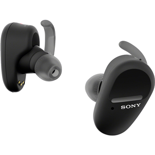 Sony WF-SP800N, black - True-wireless Earbuds