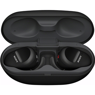 Sony WF-SP800N, black - True-wireless Earbuds