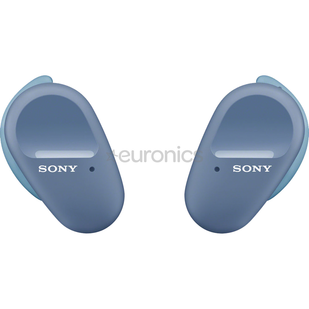 Sony WF-SP800N, sinine - Täisjuhtmevabad kõrvaklapid