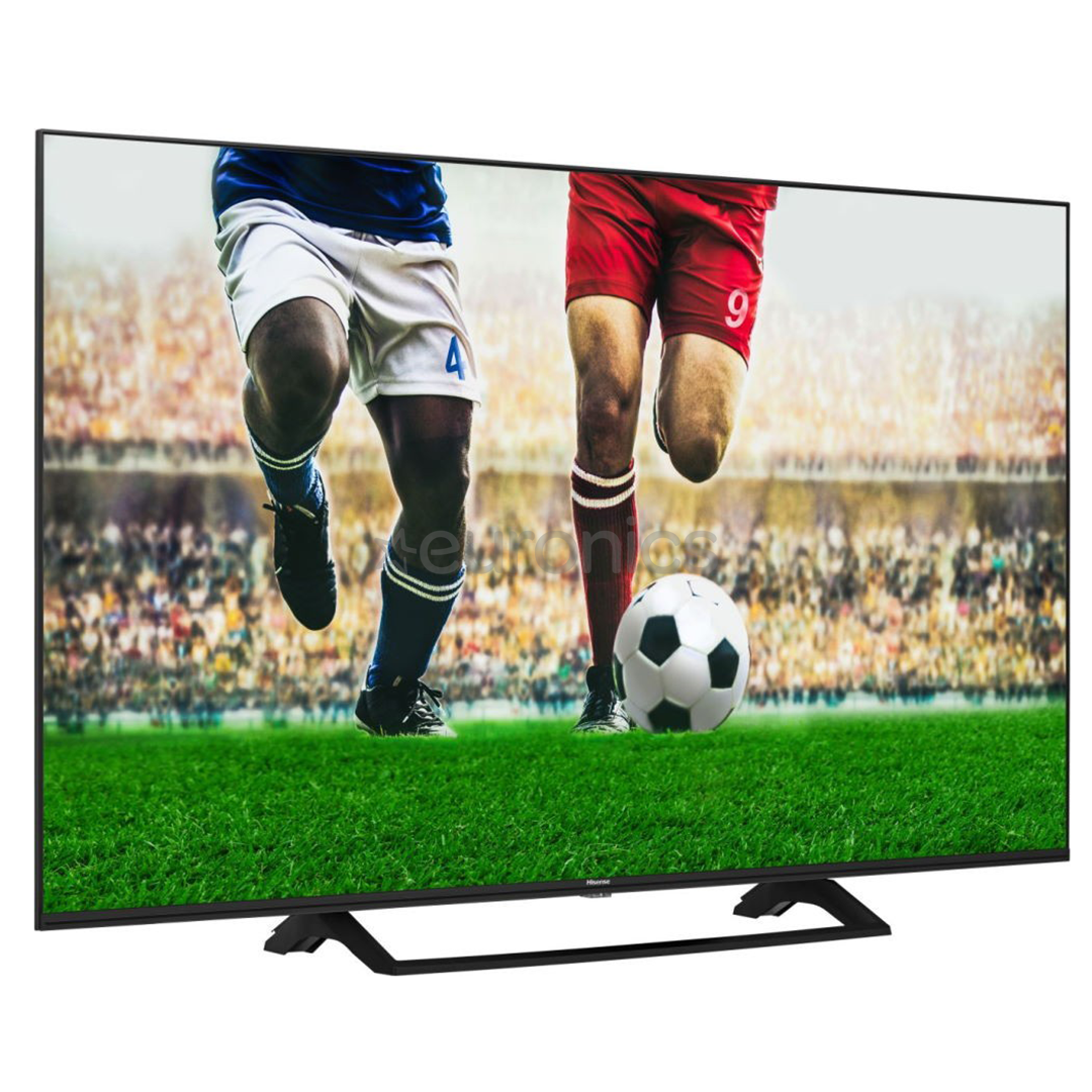 Hisense LCD 4K UHD, 43'', jalg keskel, must - Teler