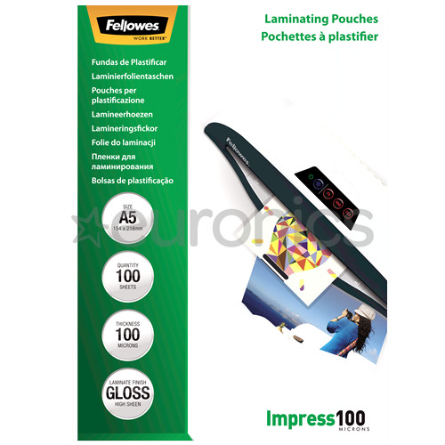 Fellowes Laminating pouches A5 - Пленка для ламинирования