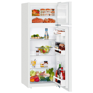 Liebherr, SmartFrost, 234 L, height 141 cm, white - Refrigerator