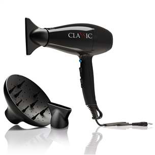 GA.MA Classic, 2200 W, black - Hair dryer