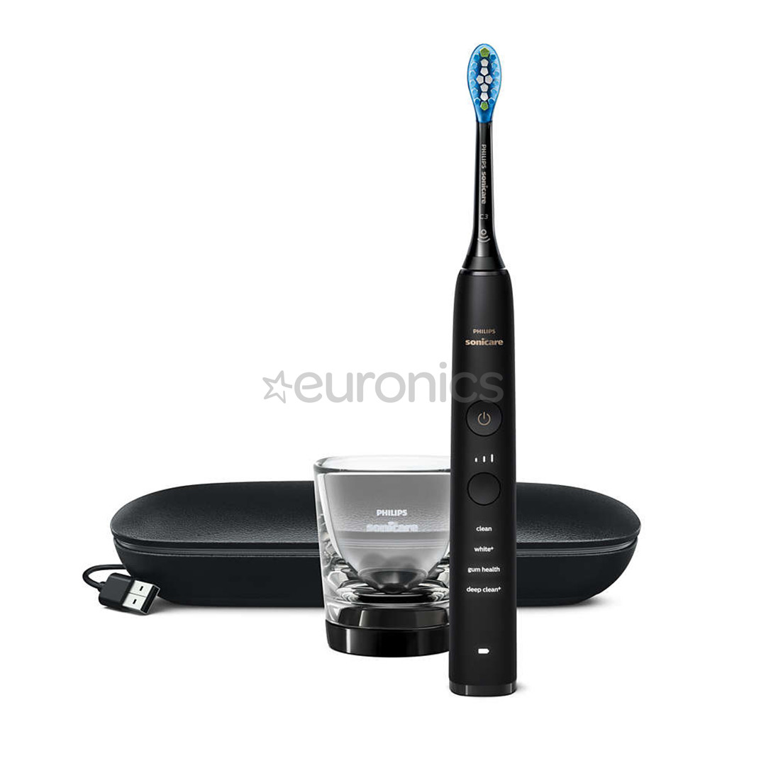 Philips Sonicare DiamondClean 9000, футляр, черный - Электрическая зубная щетка