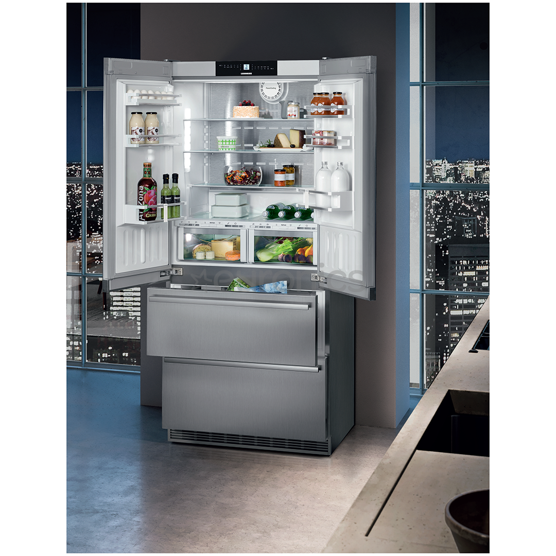 Liebherr, ice maker, 523 L, height 204 cm, inox - SBS Refrigerator