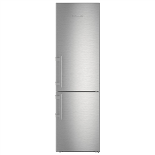 Liebherr, height 201 cm, 366 L, stainless steel - Refrigerator