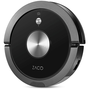 Zaco A9S, сухая и влажная уборка, черный/серый - Моющий робот-пылесос