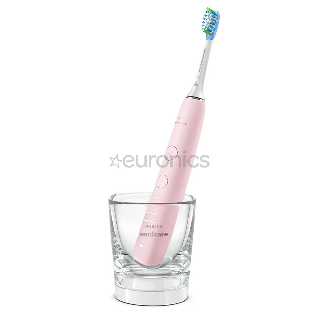 Philips Sonicare DiamondClean 9000, футляр, белый/розовый - Электрическая зубная щетка