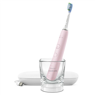 Philips Sonicare DiamondClean 9000, футляр, белый/розовый - Электрическая зубная щетка