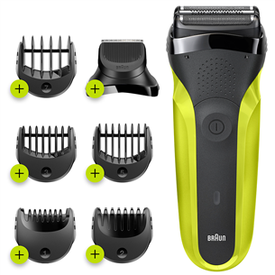 Braun Series 3, black/green - Shaver