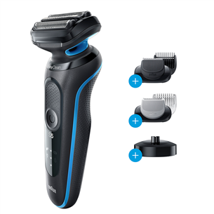 Braun Series 5 Wet & Dry, blue/black - Shaver