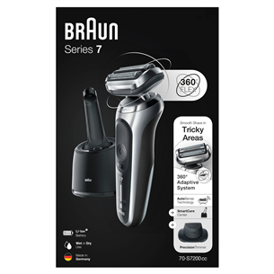 Braun Series 7 Wet & Dry, black/silver - Shaver