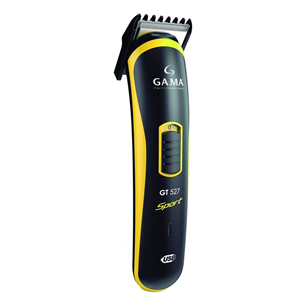 GA.MA GT527 Sport USB, black/yellow - Beard trimmer