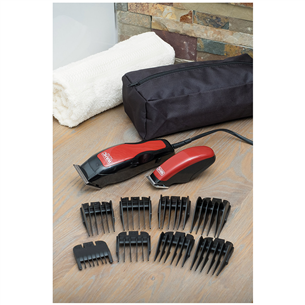Wahl Homepro Combo, 1-25 mm, black/red - Hair clipper + trimmer