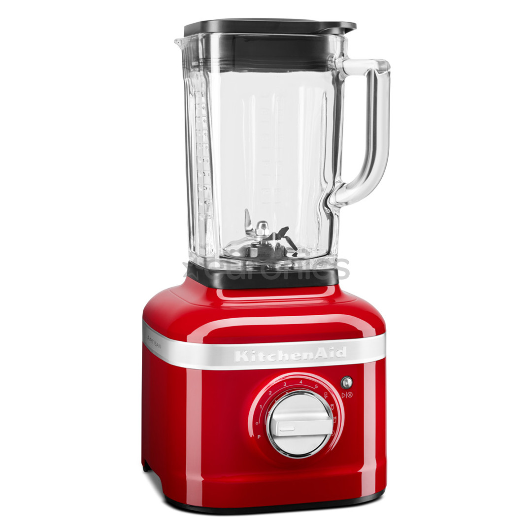 KitchenAid Artisan K400, 1200 W, 1.4 L, red - Blender + personal jar