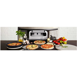 Sage the Smart Oven Pizzaiolo, 1800 Вт, серебристый - Мини-духовка
