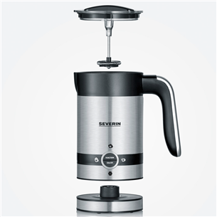 Severin, inox/black - Milk Frother