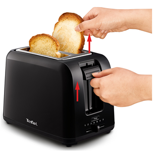 Tefal, 800 W, black - Toaster