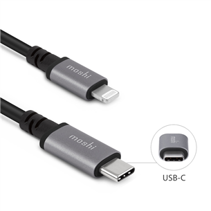 Кабель USB-C -- Lightning Moshi (3 м)