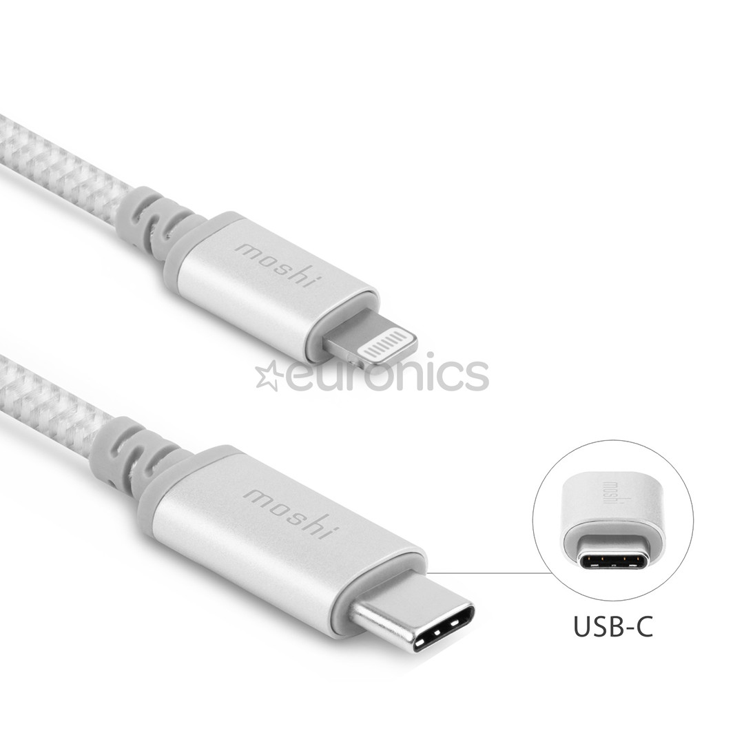 Кабель USB-C -- Lightning Moshi (1,2 м)