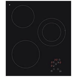 Fabita, width 44 cm, frameless, black - Built-in Ceramic Hob