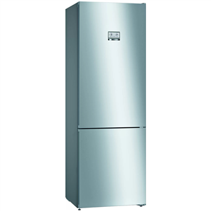 Bosch, NoFrost, height 203 cm, 438 L, inox - Refrigerator