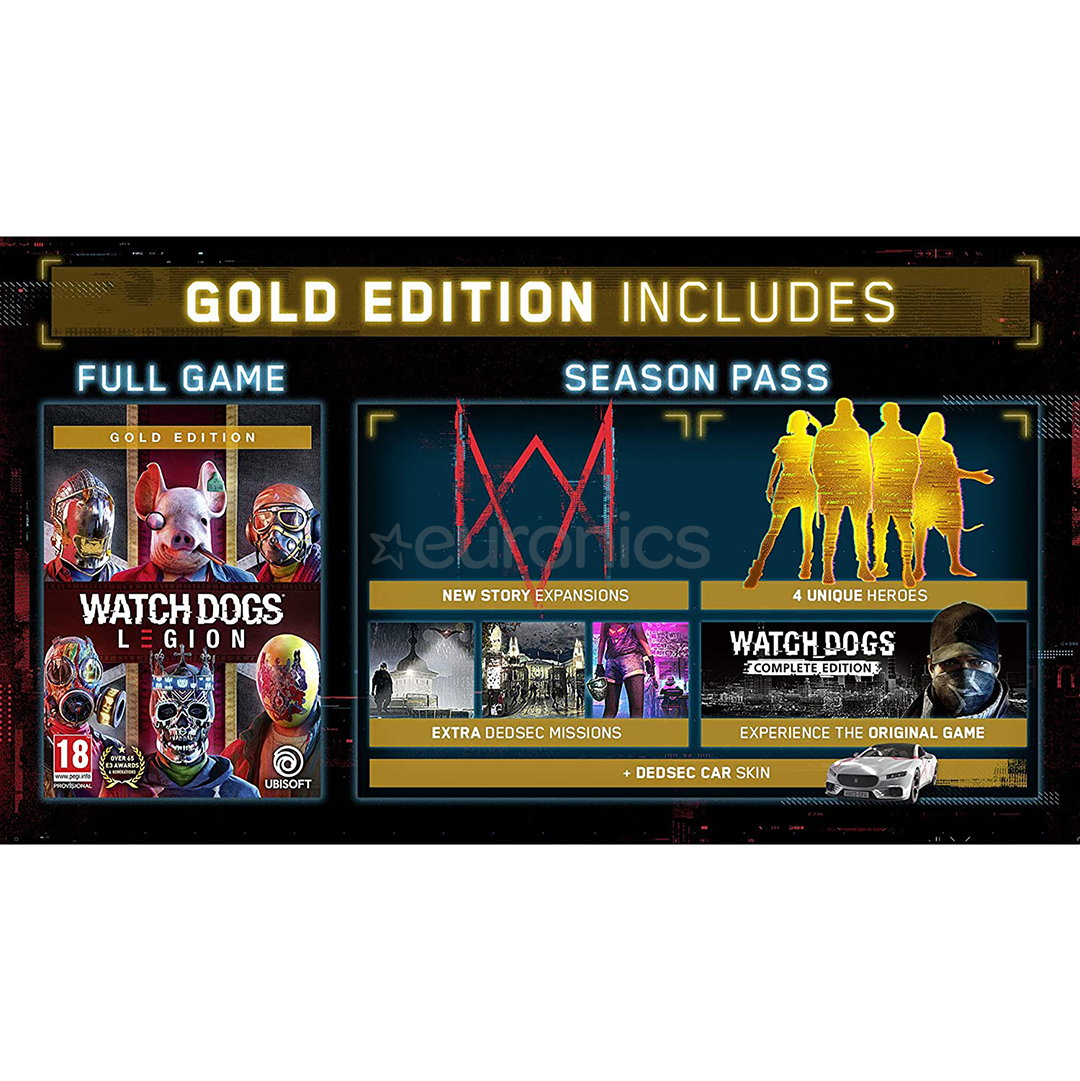 PS4 mäng Watch Dogs: Legion GOLD Edition