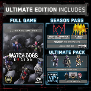 PS4 mäng Watch Dogs: Legion Ultimate Edition