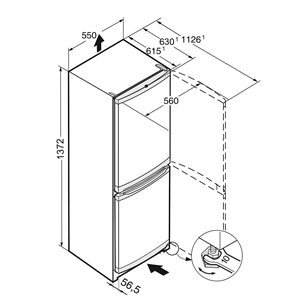 Liebherr SmartFrost 211 L, stainless steel - Refrigerator