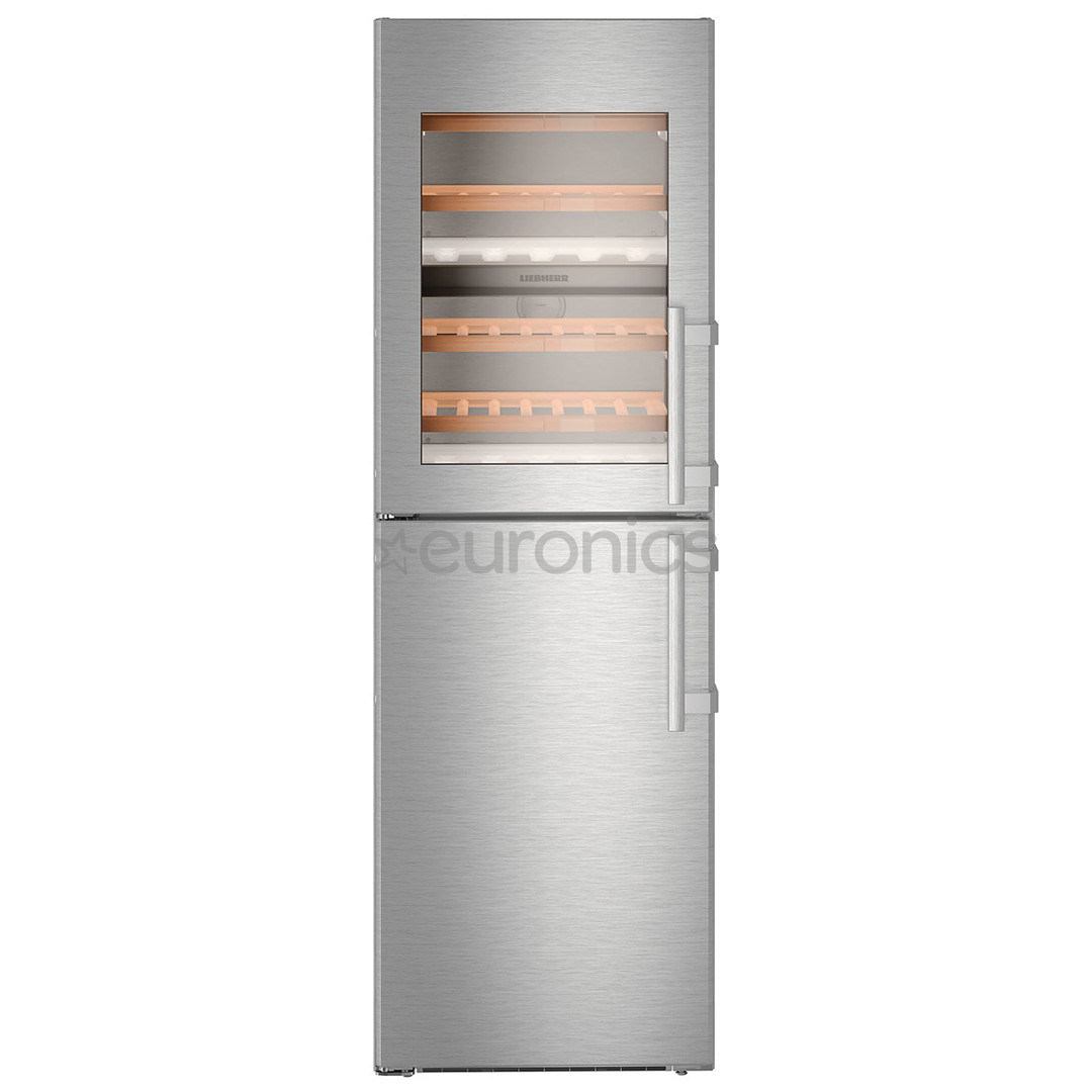 Liebherr, jäämasin, 48 pudelit, kõrgus 185 cm, roostevaba teras - Veini-sügavkülmik