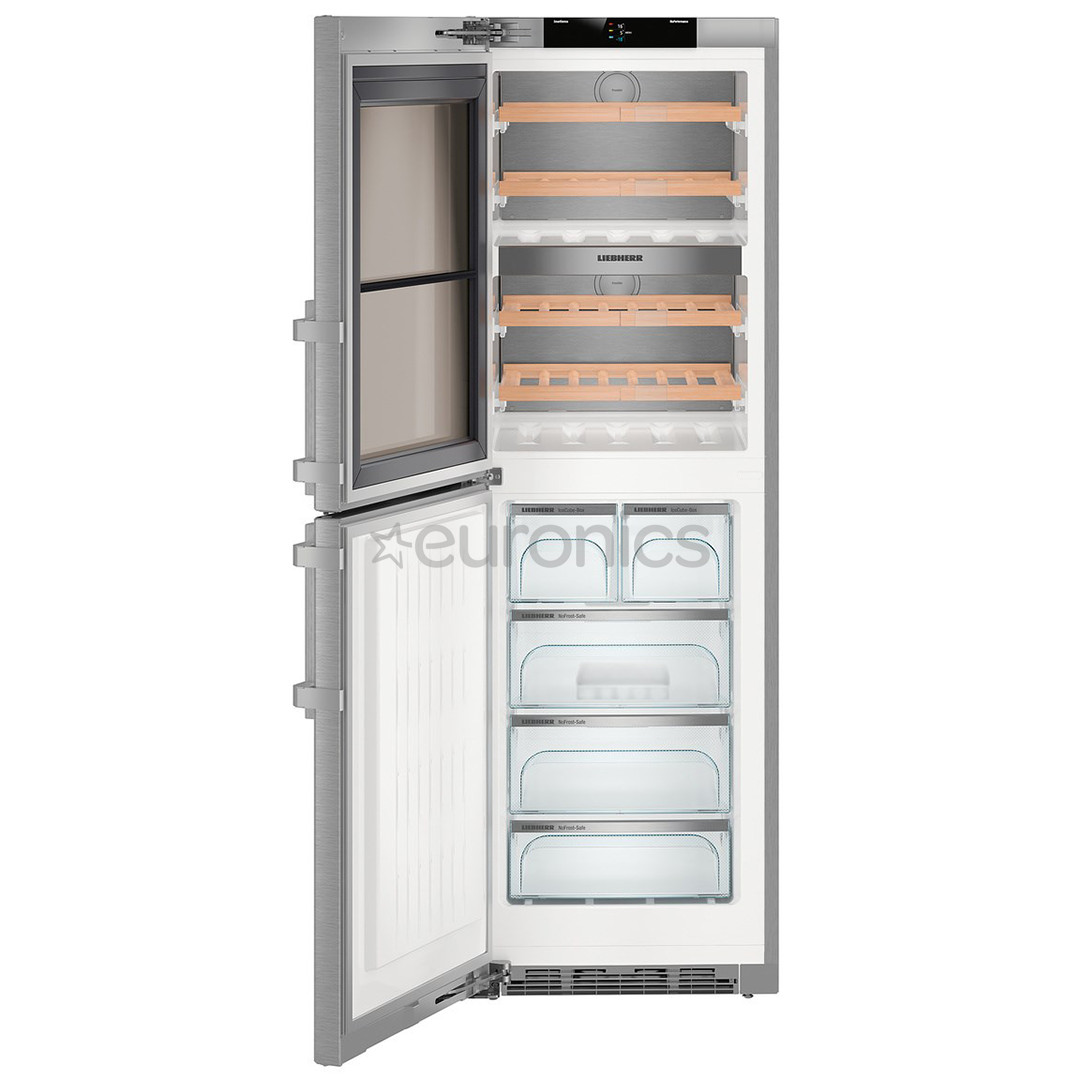 Liebherr, jäämasin, 48 pudelit, kõrgus 185 cm, roostevaba teras - Veini-sügavkülmik