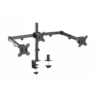 Monitor desk mount Essentials Triple Static (13-27'')