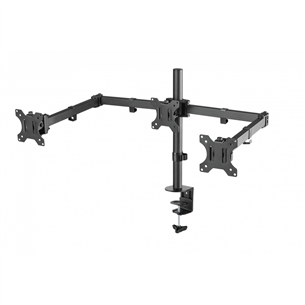 Monitor desk mount Essentials Triple Static (13-27'')