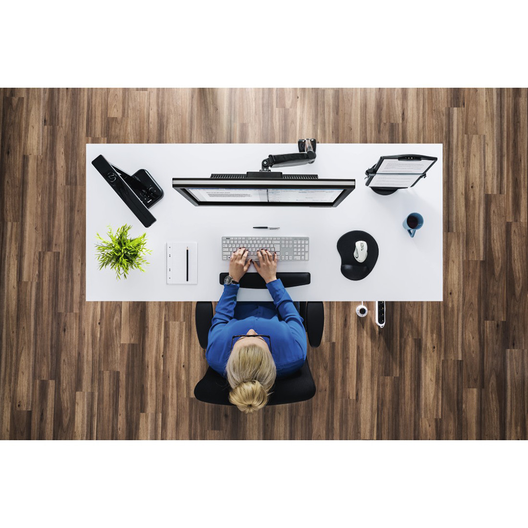 Monitor desk mount Hama Single Gas Spring (13-36")