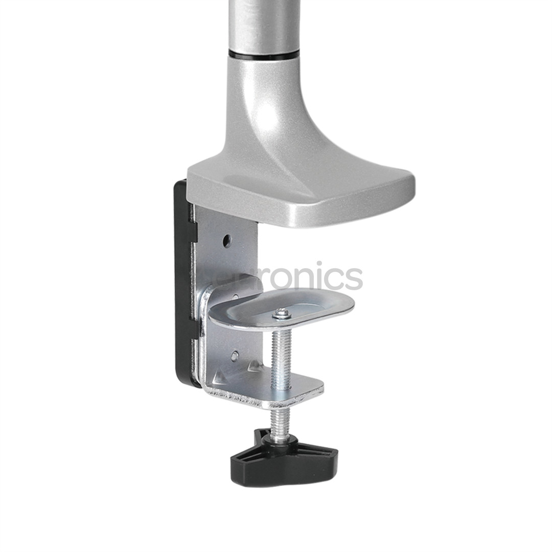 Essentials Premium Single Gaslift, 13''-32'', 9 kg, 1 monitor, hõbedane - Monitori lauakinnitus