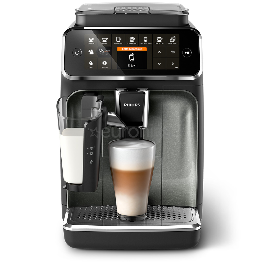 Philips LatteGo 4300, black/grey - Espresso machine