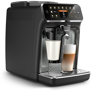 Philips LatteGo 4300, черный/серый - Кофемашина