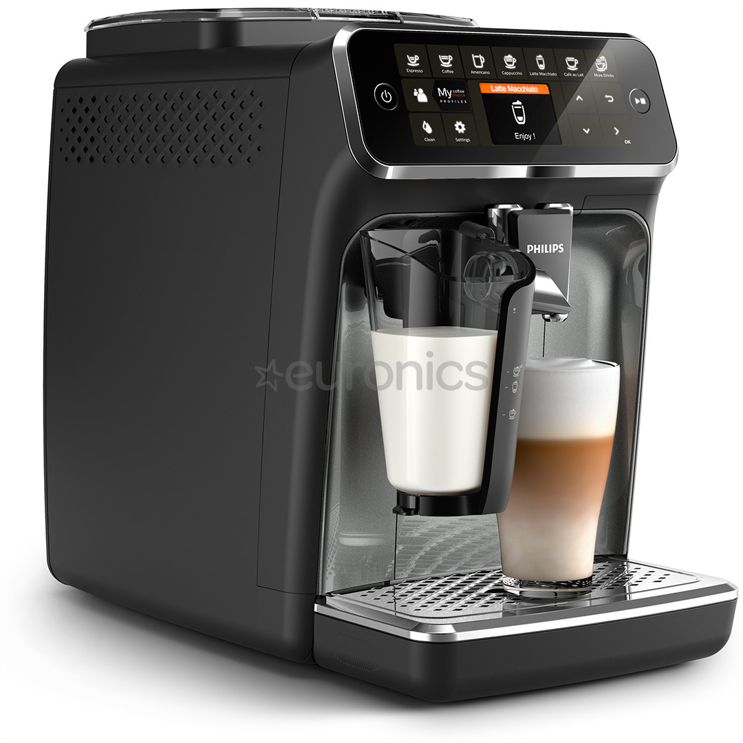 Philips LatteGo 4300, black/grey - Espresso machine